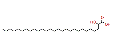 2-Hydroxyheptacosanoic acid